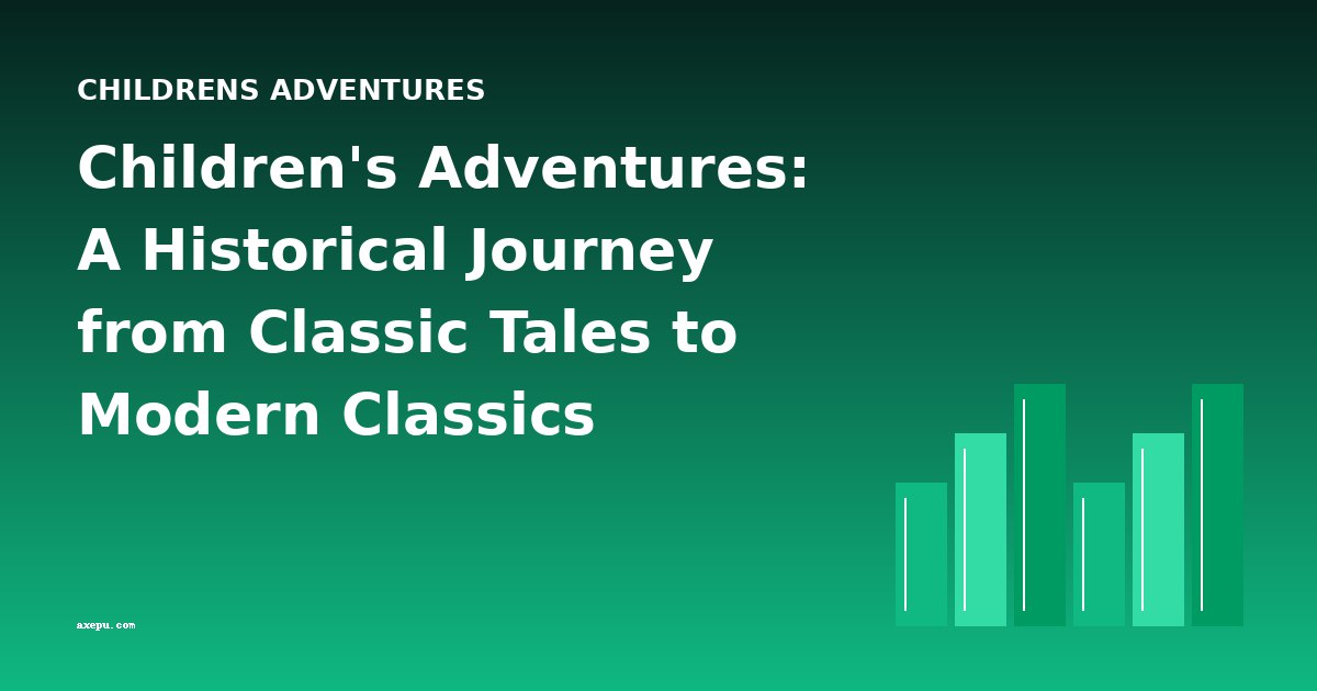 Children's Adventures: A Historical Journey from Classic Tales to Modern Classics
