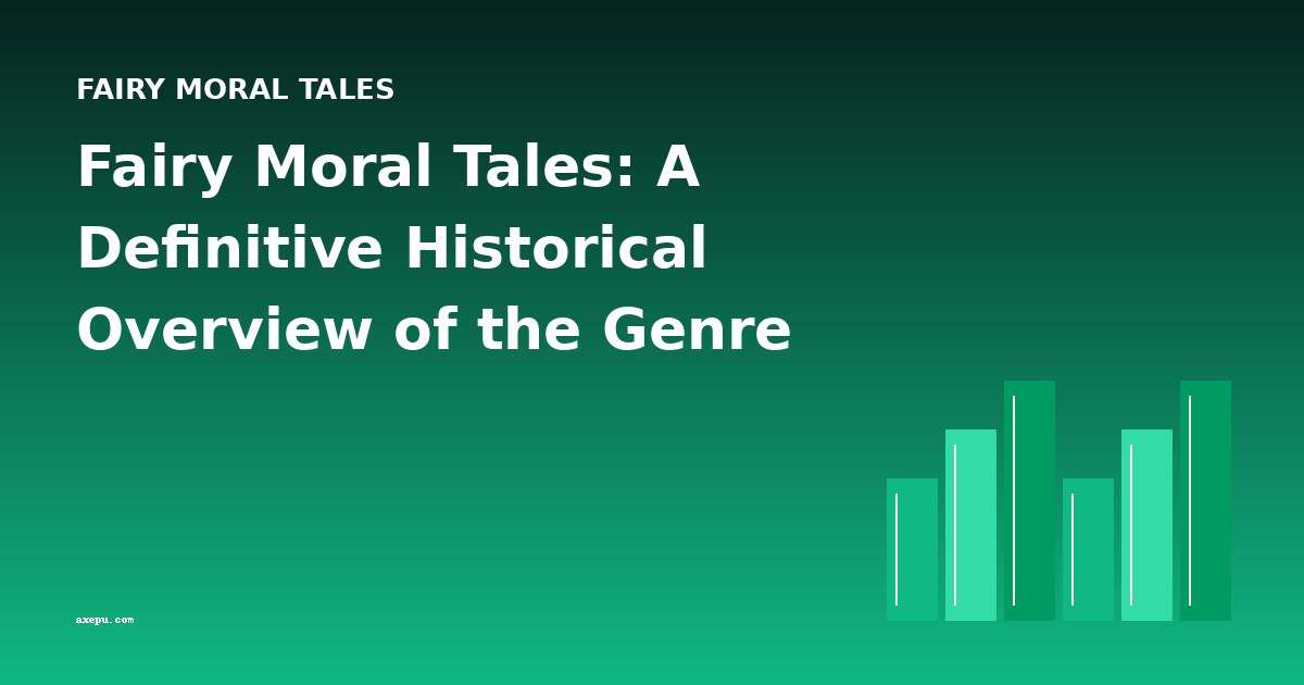 Fairy Moral Tales: A Definitive Historical Overview of the Genre